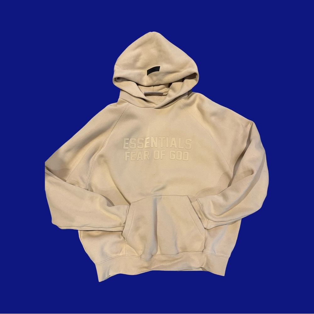 Fear of God Essentials Tan Hoodie